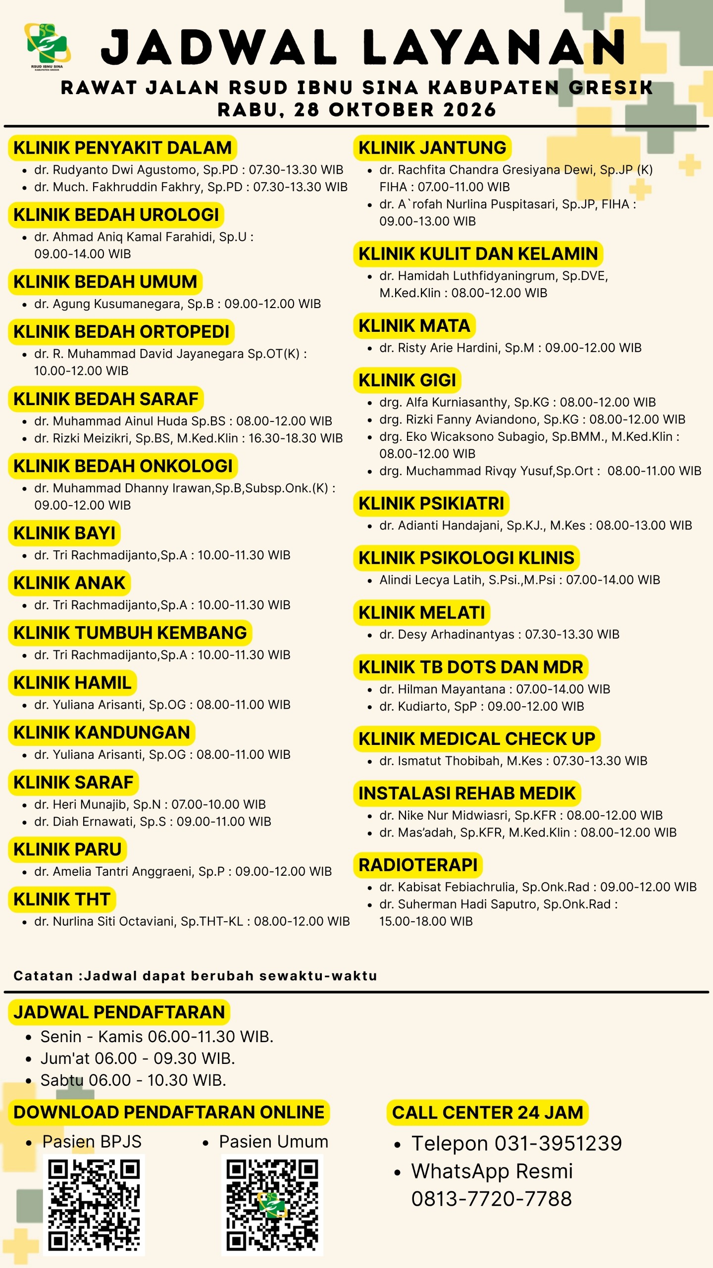 Jadwal Dokter